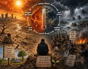 जलवायु संकट की आग में झुलसता भारत