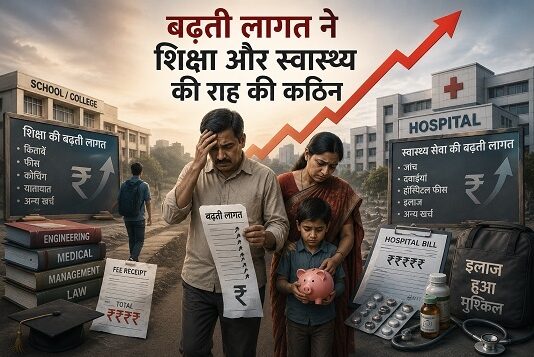 बढ़ती लागत ने शिक्षा और स्वास्थ्य की राह की कठिन बढ़ती लागत ने शिक्षा और स्वास्थ्य की राह की कठिन