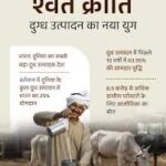 श्वेत क्रांति से पोषण क्रांति तक:दुग्ध क्षेत्र की नई उड़ान श्वेत क्रांति से पोषण क्रांति तक:दुग्ध क्षेत्र की नई उड़ान