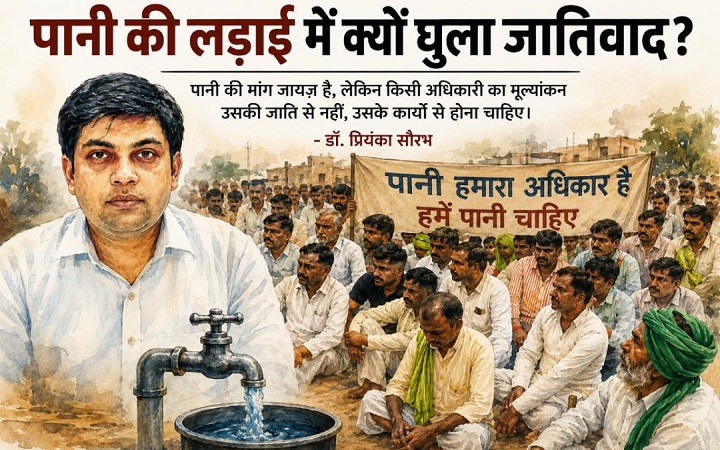 पानी की लड़ाई में क्यों घुला जातिवाद?