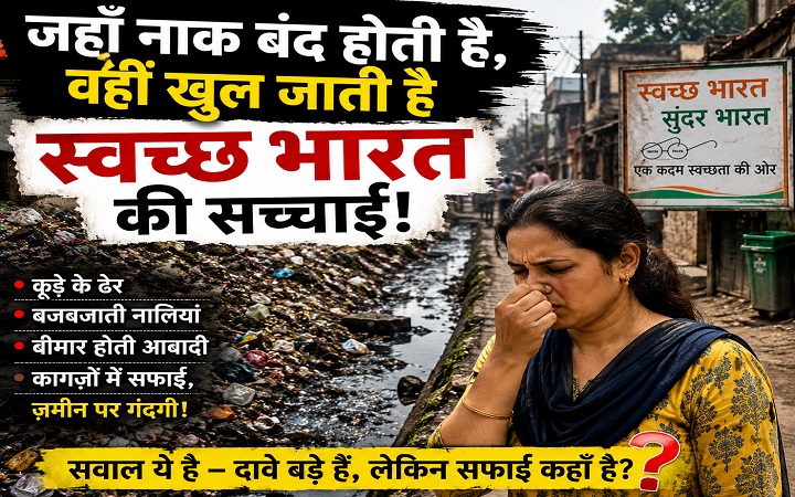 जहाँ नाक बंद होती है,वहीं खुल जाती है स्वच्छ भारत की सच्चाई!