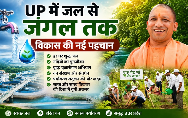 UP में जल से जंगल तक विकास की नई पहचान