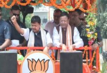 Photo of लखनऊ पहुंचे भाजपा अध्यक्ष का जोरदार स्वागत