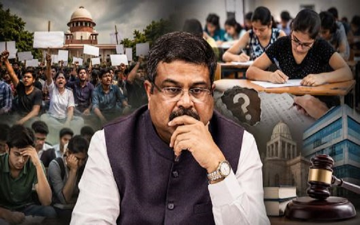 शिक्षामंत्री धर्मेन्द्र प्रधान का इस्तीफा नई पीढ़ी की जीत:अखिलेश यादव