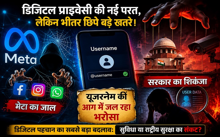 यूजरनेम की आग में जल रहा भरोसा!