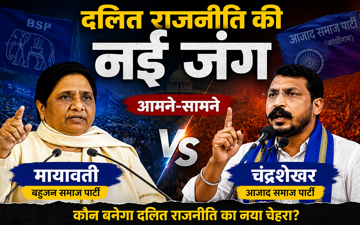 दलित राजनीति की नई जंग:आमने-सामने मायावती और चंद्रशेखर