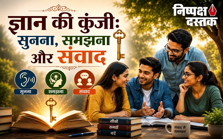 ज्ञान की कुंजी: सुनना,समझना और संवाद