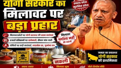 Photo of योगी सरकार का मिलावट पर बड़ा प्रहार