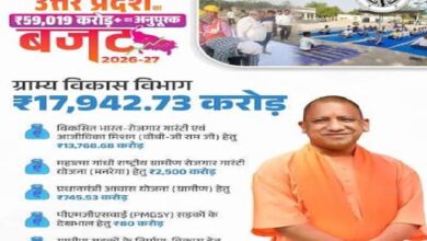 Photo of अनुपूरक बजट में ग्रामीण क्षेत्र के विकास पर योगी सरकार का विशेष ध्यान