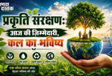 Photo of  प्रकृति संरक्षण: आज की ज़िम्मेदारी,कल का भविष्य