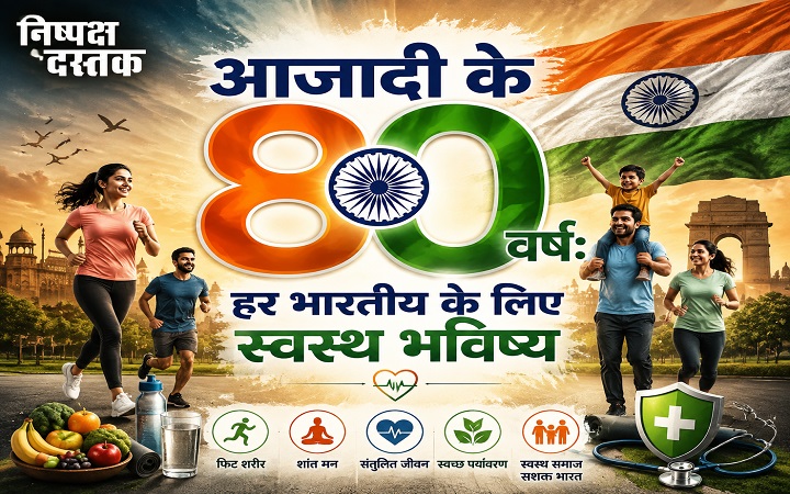 आजादी के 80 वर्ष: हर भारतीय के लिए स्वस्थ भविष्य