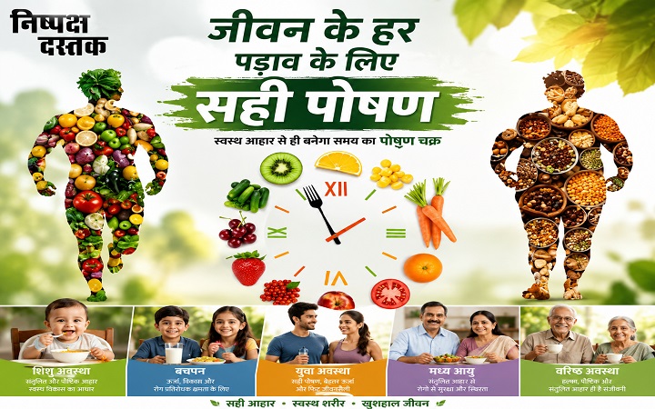 जीवन के हर पड़ाव के लिए सही पोषण