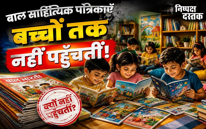 बाल साहित्यिक पत्रिकाएँ बच्चों तक नहीं पहुँचतीं!