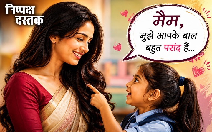 मैम,मुझे आपके बाल बहुत पसंद हैं... 