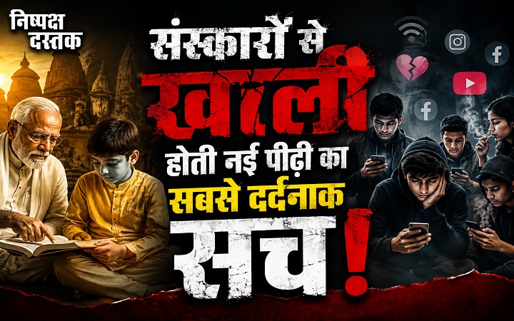संस्कारों से खाली होती नई पीढ़ी का सबसे दर्दनाक सच!