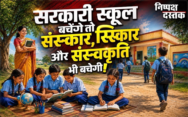 सरकारी स्कूल बचेंगे तो शिक्षा,संस्कार और संस्कृति भी बचेगी!