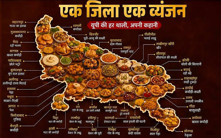 योगी सरकार ने लॉन्च किया ‘वन डिस्ट्रिक्ट वन कुज़ीन’ का आधिकारिक पोर्टल