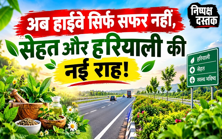 अब हाईवे सिर्फ सफर नहीं, सेहत और हरियाली की नई राह!