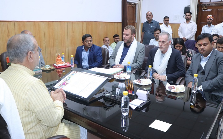 एमएसएमई मंत्री से मिला जर्मन प्रतिनिधिमंडल