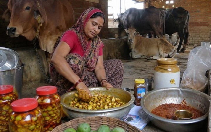 घर की रसोई से ट्रेड शो तक पहुंचा गाजियाबाद की महिलाओं के अचार का स्वाद