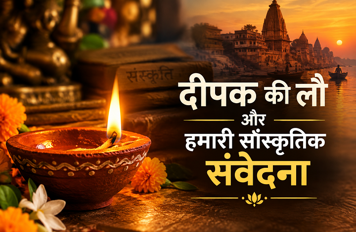 दीपक की लौ और हमारी सांस्कृतिक संवेदना