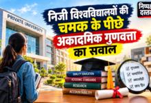 Photo of निजी विश्वविद्यालयों की चमक के पीछे अकादमिक गुणवत्ता का सवाल