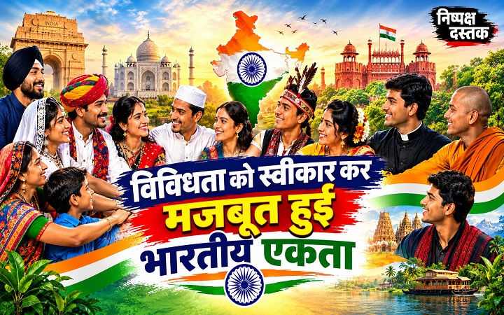 विविधता को स्वीकार कर मजबूत हुई भारतीय एकता