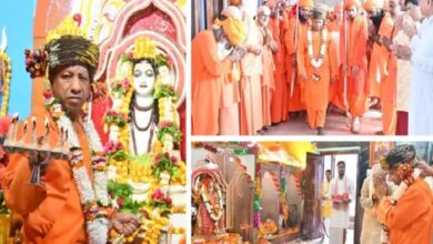 Photo of दिव्य आभा के साथ निकली गोरक्षपीठाधीश्वर की विजयादशमी शोभायात्रा