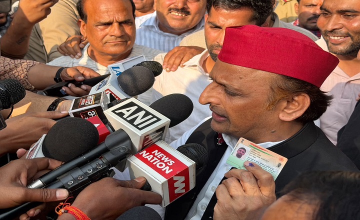 भाजपा के गुण्डों ने फर्जी वोटिंग का प्रयास किया:अखिलेश यादव