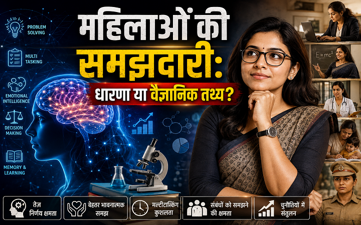 महिलाओं की समझदारी:धारणा या वैज्ञानिक तथ्य?