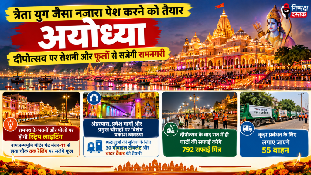 दीपोत्सव पर दुल्हन बनेगी अयोध्या! रोशनी से जगमगाएगी रामनगरी