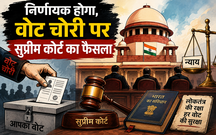 निर्णायक होगा,वोट चोरी पर सुप्रीम कोर्ट का फैसला