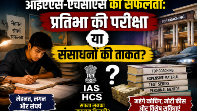 Photo of आईएएस-एचसीएस की सफलता: प्रतिभा की परीक्षा या संसाधनों की ताकत?