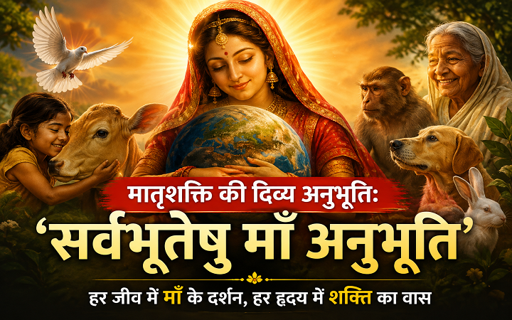 मातृशक्ति की दिव्य अनुभूति:‘सर्वभूतेषु माँ अनुभूति’