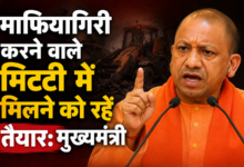 Photo of माफियागिरी करने वाले मिट्टी में मिलने को रहें तैयार:मुख्यमंत्री
